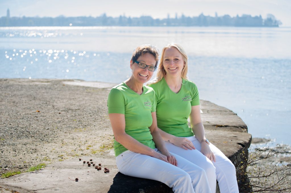 Marina Milz und Sandra Linkens, Geschäftsführung des Pflegeteam am See am Bodensee